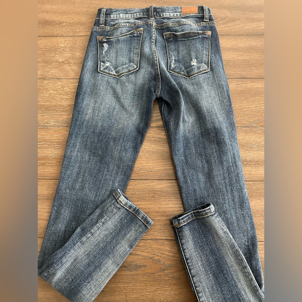 Judy Blue Skinny Fit Jeans Size 3/26 Gently Worn - Picture 3 of 6